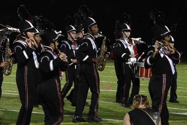 North County High School Marching Band Performing